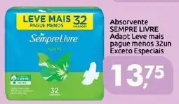 Supermercados Nori Absorvente sempre livre adapt oferta