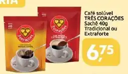 Supermercados Nori Café solúvel trés corações oferta