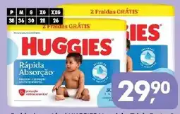 Supermercados Nori huggies rápida absorção oferta