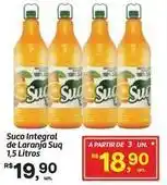 Fort Atacadista Suq - suco integral de laranja oferta