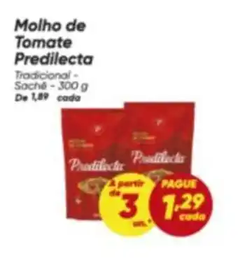 Dia Molho de Tomate Predilecta Tradicional oferta