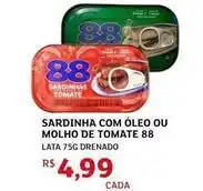 Assaí Atacadista 88 - sardinha com oleo ou molho de tomate oferta