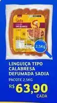 Assaí Atacadista Sadia - linguiça tipo calabresa defumada oferta