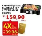 Assaí Atacadista Mondial - churrasqueira eléctrica ch07 220v oferta