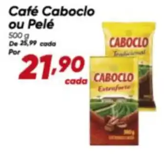 Dia Café Caboclo ou Pelé oferta