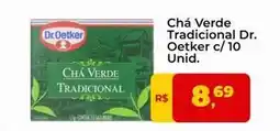Tonin Superatacado Dr. oetker - chá verde tradicional oferta