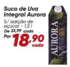 Dia Aurora - suco de uva integral oferta
