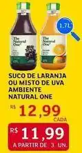 Assaí Atacadista Natural one - suco de laranja ou misto de uva ambiente oferta