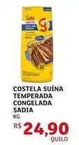 Assaí Atacadista Sadia - costela suína temperada congelada oferta