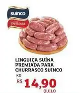 Assaí Atacadista Premiada - linguiça suína premiera para churrasco suinco oferta