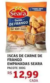 Assaí Atacadista Seara - iscas de carne de frango empanadas oferta
