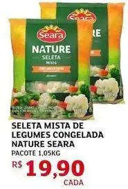 Assaí Atacadista Seara - seleta mista de legumes congelada nature oferta