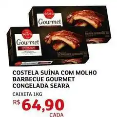 Assaí Atacadista Seara - costela suína com molho barbecue gourmet congelada oferta