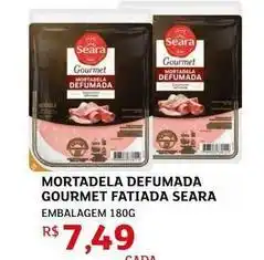 Assaí Atacadista Seara - mortadela defumada gourmet fatiada oferta