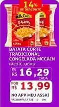 Assaí Atacadista Mccain - batata corte tradicional congelada oferta