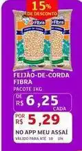Assaí Atacadista Fibra - feijão-de-corda oferta