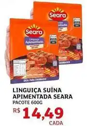 Assaí Atacadista Seara - linguiça apimentada oferta