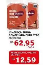 Assaí Atacadista Chuletão - linguiça suína congelada oferta