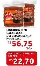 Assaí Atacadista Seara - linguiça tipo calabresa defumada oferta