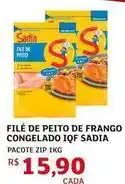 Assaí Atacadista Sadia - filé de peito de frango congelado iqf oferta