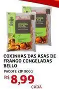 Assaí Atacadista Bello - coxinhas das asas de frango congeladas oferta