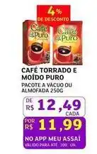 Assaí Atacadista Puro - café torrado e moído puro oferta