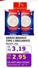 Assaí Atacadista Brilhante - arroz tipo 1 oferta