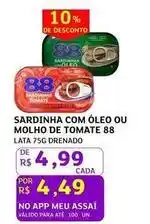 Assaí Atacadista 88 - sardinha com oleo ou molho de tomate oferta