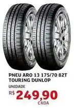 Assaí Atacadista Aro - pneu 13 175/70 82t touring dunlop oferta