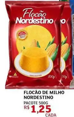 Assaí Atacadista Nordestino - flocão de milho oferta