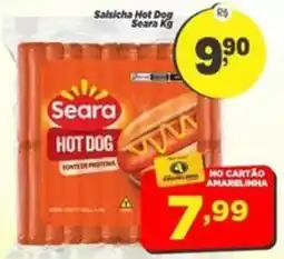 Amarelinha supermercados Salsicha hot dog oferta