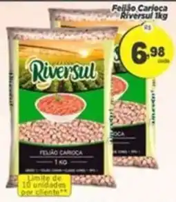 Amarelinha supermercados Feijão carioca riversul oferta