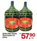 Fort Atacadista Villa - vinho trento tinto suave 4,5 oferta