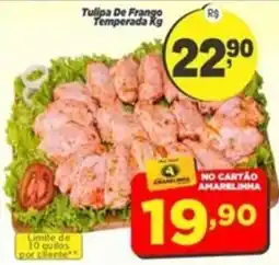 Amarelinha supermercados Tulipa de frango temperada oferta