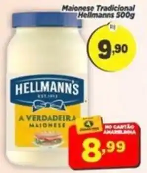 Amarelinha supermercados Maionese tradicional hellmanns oferta