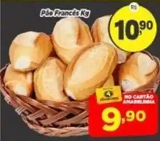 Amarelinha supermercados Pão Francês Kg oferta