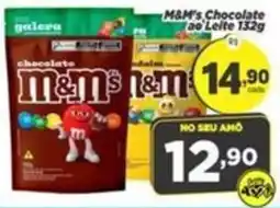 Amarelinha supermercados M&M's Chocolate ao Leite oferta