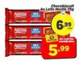 Amarelinha supermercados Chocobiscuit Ao Leite Nestlé oferta
