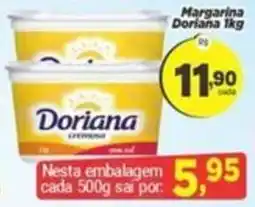 Amarelinha supermercados Margarina doriana cremosa oferta