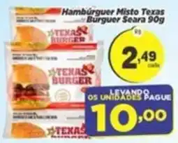 Amarelinha supermercados Hambúrguer Misto Texas oferta