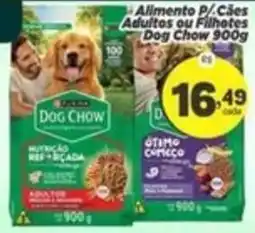 Amarelinha supermercados Alimento p/ Cães Adultos ou Filhotes Dog Chow oferta