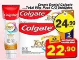 Amarelinha supermercados Creme Dental Colgate Total oferta