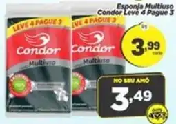Amarelinha supermercados Esponja multiuso condor oferta