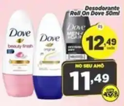 Amarelinha supermercados Desodorante Roll On Dove oferta