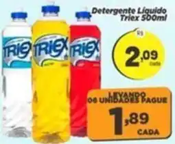 Amarelinha supermercados Detergente Líquido Triex oferta