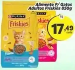 Amarelinha supermercados Alimento p/ gatos adultos friskies oferta