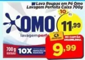 Amarelinha supermercados Lava Roupas em Pó Omo oferta