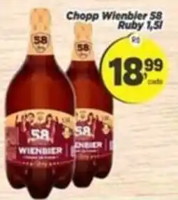 Amarelinha supermercados Chopp wienbier 58 ruby oferta