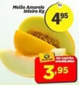 Amarelinha supermercados Melão Amarelo Inteiro oferta