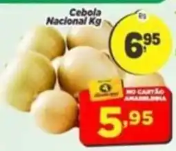 Amarelinha supermercados Cebola Nacional oferta